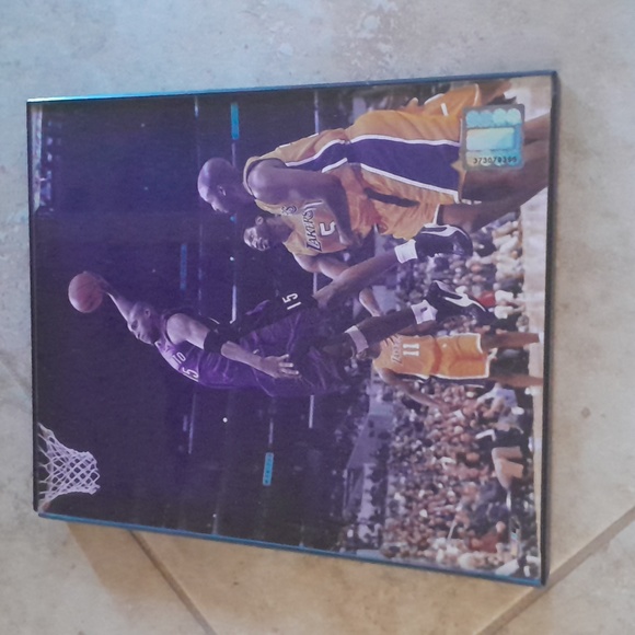 Vince Carter Toronto Raptors Slam Dunk glass frame photo - Picture 3 of 17